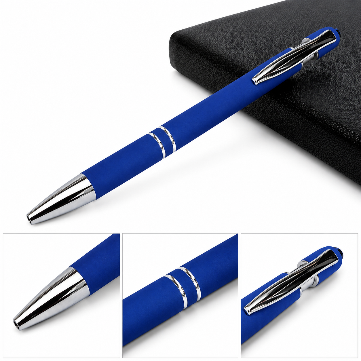 Premium Blue ballpoint black ink pen
