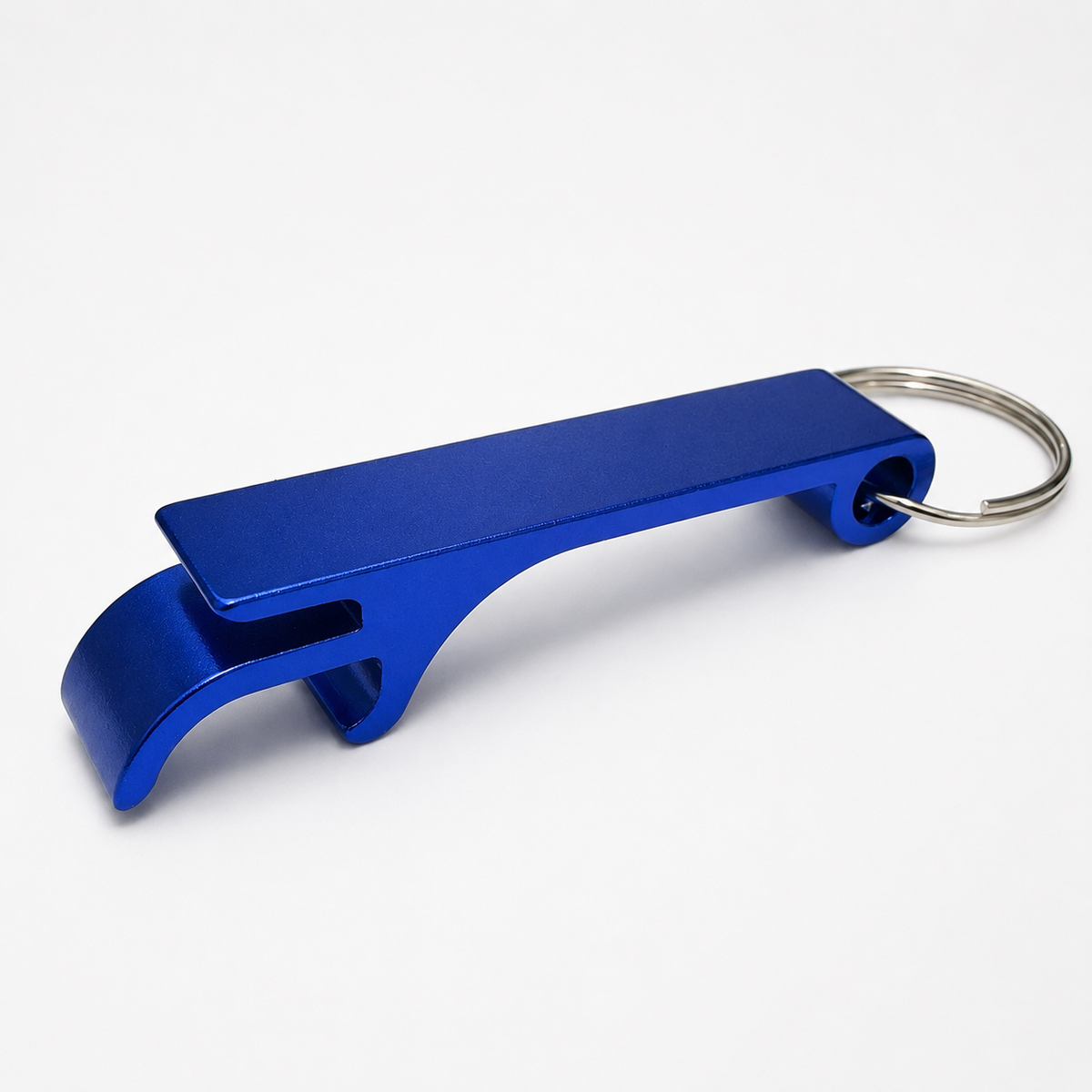 Aluminum Bottle Opener keychain Blue