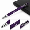 Premium Purple Blue ballpoint black ink pen