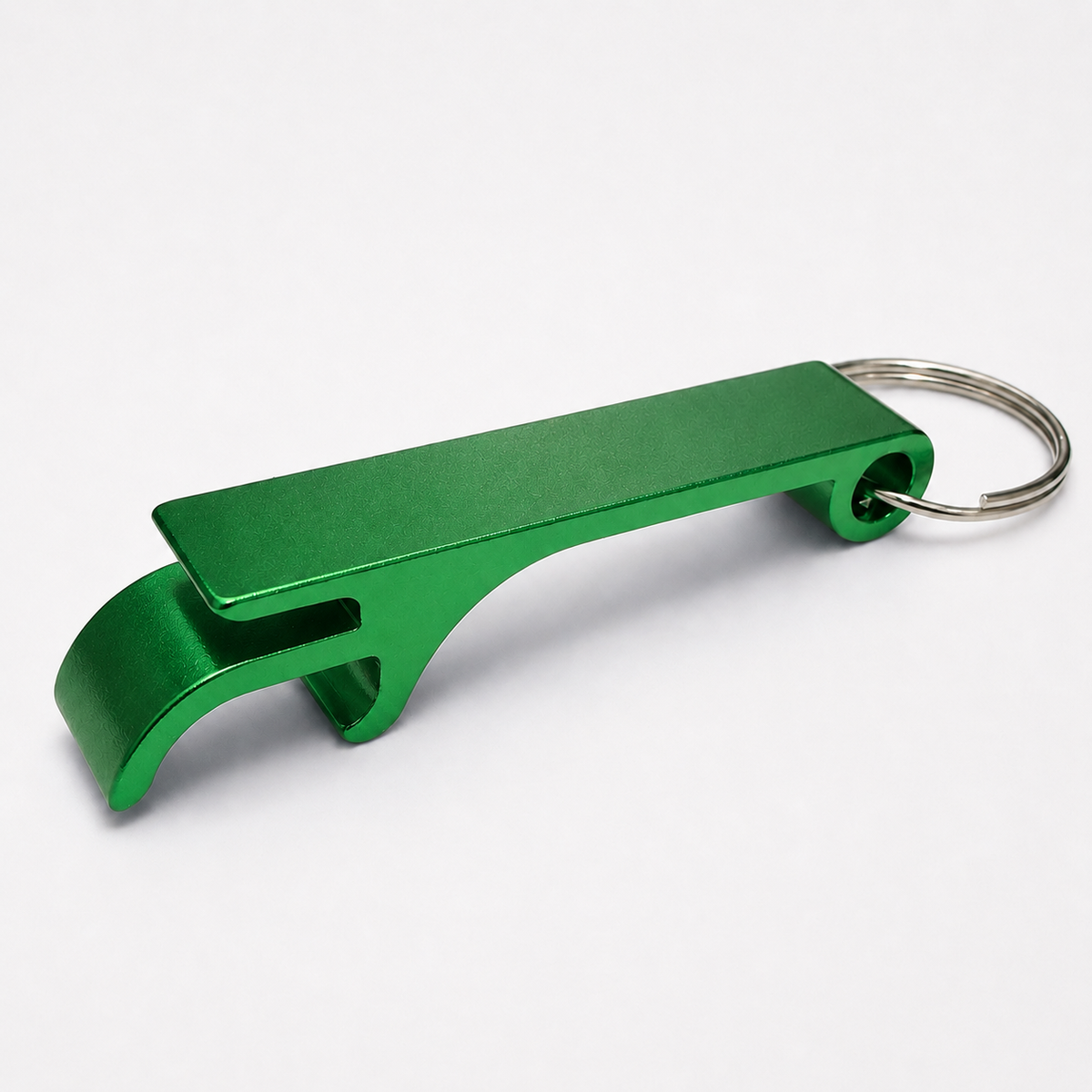 Aluminum Bottle Opener keychain Green