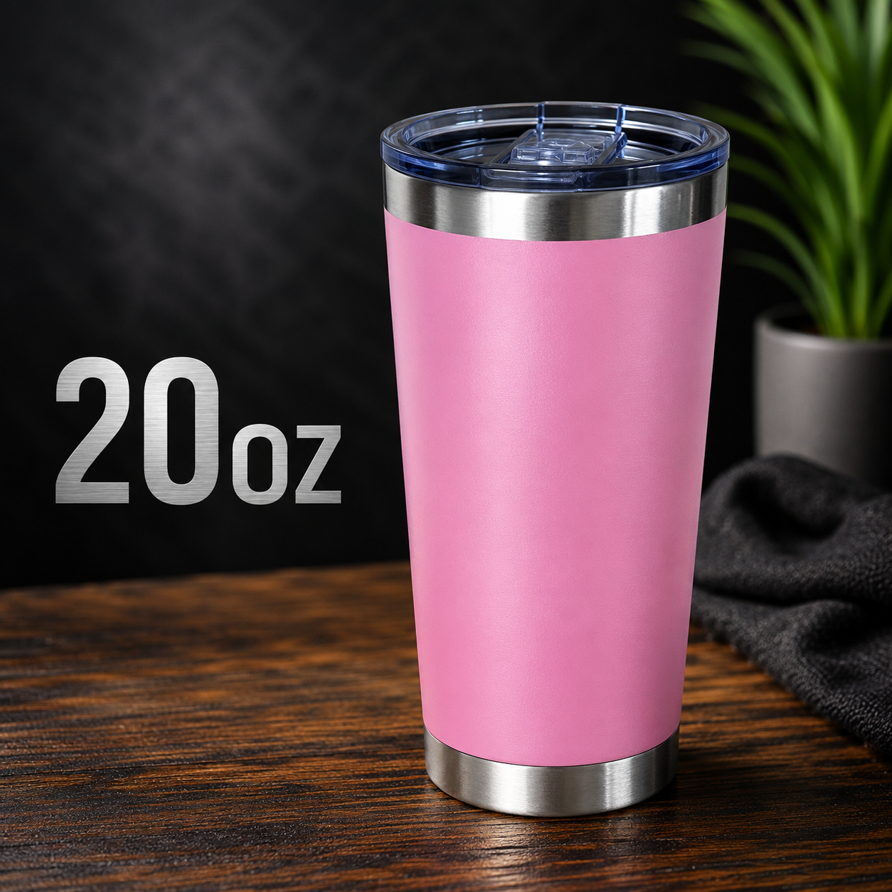 20oz stainless steal Tumbler Pink