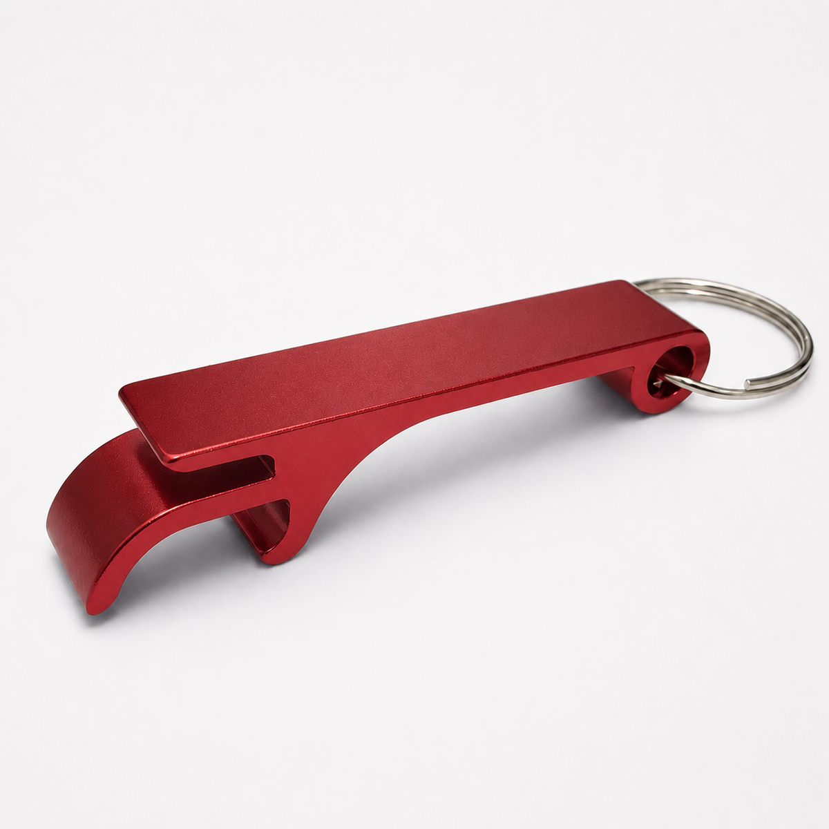Aluminum Bottle Opener keychain Red