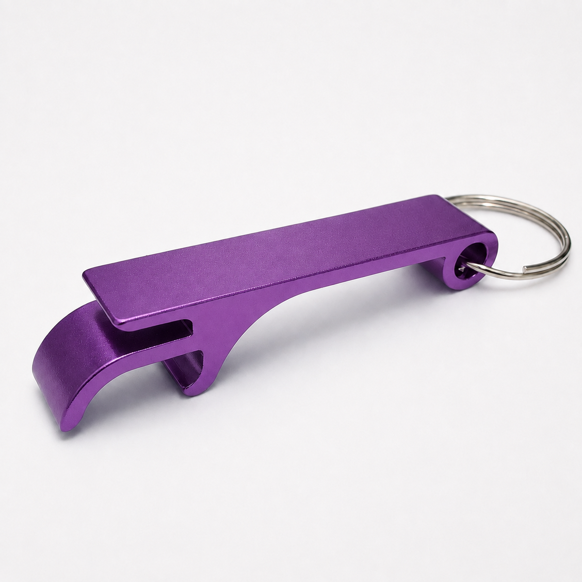 Aluminum Bottle Opener keychain Purple